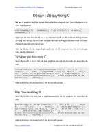 Đệ quy | Đệ quy trong C | 64 bài học lập trình C hay nhất PDF de qui trong c