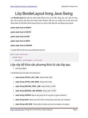borderlayout trong java swing