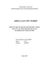 KHẢO SÁT MỘT SỐ CHỈ TIÊU SINH TRƯỞNG VÀ PHÁT DỤC CỦA CÁC GIỐNG HEO HẬU BỊ CÁI TẠI XÍ NGHIỆP CHĂN NUÔI XUÂN PHÚ