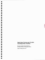 Báo cáo về kết quả công tác soát xét Bảng cân đối kế toán Báo cáo kết quả hoạt động kinh doanh Báo cáo lợi nhuận chưa phân phối Báo cáo lưu chuyển tiền tệ Thuyết minh các báo cáo tài chính