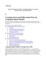 www.tinhgiac.com Allegro Design Entry HDL Constraint Manager User Guide Creating Xnets and Differential Pairs by Assigning Signal Models