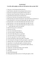 Danh mục các biểu mẫu kiểm sát thi hành án dân sự