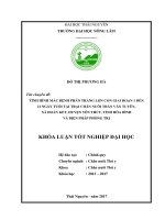 Tình hình mắc bệnh phân trắng lợn con giai đoạn 1 đến 21 ngày tuổi tại trại chăn nuôi Trần Văn Tuyên, xã Đoàn Kết  huyện Yên Thủy  tỉnh Hòa Bình và biện pháp phòng trị . (Khóa luận tốt nghiệp)