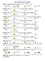 On tap chuong 3  trac nghiem
