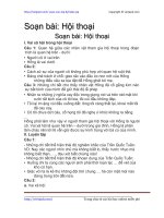 Soạn bài: Hội thoại | Soạn văn 8 hay nhất tại VietJack PDF