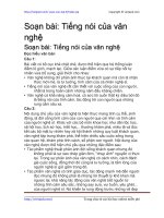 tieng noi cua van nghe