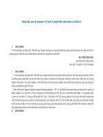 Giảm tiểu cầu do Heparin  Từ sinh lý bệnh đến chẩn đoán và điều trị