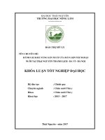 Đánh giá khả năng sản xuất của đàn lợn nái ngoại nuôi tại trại Nguyễn Thanh Lịch  Ba Vì  Hà Nội. (Khóa luận tốt nghiệp)