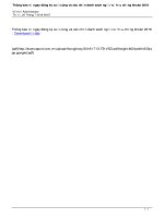 Thông báo về ngày đăng ký cuối cùng và xác nhận danh sách người sở hữu chứng khoán 2016 tbvndkcc2016