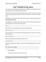 Lớp TreeSet trong Java - 155 bài học Java miễn phí hay nhất PDF java treeset class