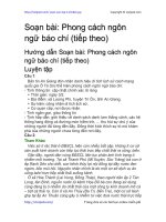 phong cach ngon ngu bao chi tiep theo