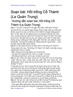 Soạn bài: Hồi trống Cổ Thành (La Quán Trung) | Soạn văn 10 hay nhất tại VietJack PDF hoi trong co thanh