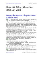 Soạn bài: Tiếng hát con tàu (Chế Lan Viên) | Soạn văn 12 hay nhất tại VietJack PDF tieng hat con tau