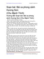 bai ca phong canh huong son