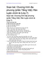 chuong trinh dia phuong phan tieng viet ren luyen chinh ta lop 7