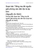 tieng me de nguon giai phong cac dan toc bi ap buc