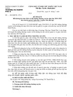 KẾ HOẠCH BỒI DƯỠNG THƯỜNG XUYÊN- TỔ  5- 2014-2015