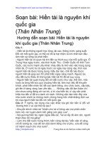 hien tai la nguyen khi quoc gia