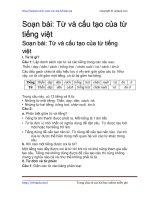 tu va cau tao cua tu tieng viet