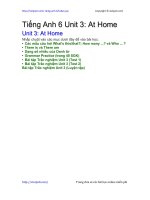 Unit 3 lớp 6: At Home | Giải bài tập Tiếng Anh 6 hay nhất tại VietJack PDF unit 3 at home