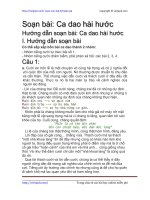Soạn bài: Ca dao hài hước | Soạn văn 10 hay nhất tại VietJack PDF ca dao hai huoc