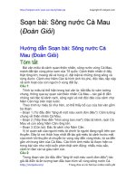 Soạn bài: Sông nước Cà Mau (Đoàn Giỏi) | Soạn văn 6 hay nhất tại VietJack PDF song nuoc ca mau
