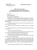 Bài thu hoạch NQTW 6 (khóa XII)