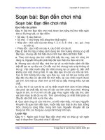 Soạn bài: Bạn đến chơi nhà | Soạn văn 7 hay nhất tại VietJack PDF ban den choi nha