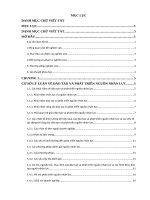 Công tác đào tạo và phát triển nguồn nhân lực tại Công ty TNHH Khu công nhgiệp Thăng long