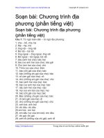 chuong trinh dia phuong phan tieng viet