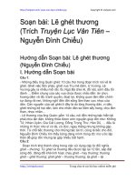 Soạn bài: Lẽ ghét thương | Soạn văn 11 hay nhất tại VietJack PDF le ghet thuong