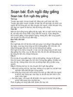 Soạn bài: Ếch ngồi đáy giếng | Soạn văn 6 hay nhất tại VietJack PDF ech ngoi day gieng