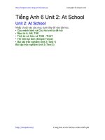 Unit 2 lớp 6: At School | Giải bài tập Tiếng Anh 6 hay nhất tại VietJack PDF unit 2 at school
