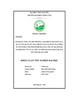 Đánh giá công tác bồi thường, giải phóng mặt bằng của dự án xây dựng nút giao hoàng tân tại km 9+751,19 trên tuyến đường nối thành phố hạ long với cầu bạch đằng, tại phường tân an, xã ti 