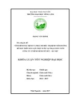 Tình hình mắc bệnh và phác đồ điều trị bệnh viêm đường hô hấp trên đàn lợn thịt nuôi tại trại Chăn nuôi Công ty CP Bình Minh  huyện Mỹ Đức  Hà Nội. (Khóa luận tốt nghiệp)