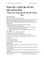 luyen tap ve van ban tuong trinh