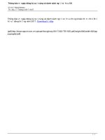 Thông báo về ngày đăng ký cuối cùng và danh sách người sở hữu CK tbndkccshck2017