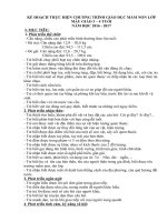 Kế hoạch thực hiện chương trình giáo dục mầm non