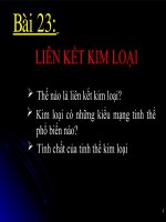 Lien ket kim loai  so sánh liên kết kim loại và liên kết cộng hóa trị