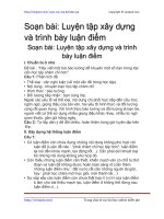 luyen tap xay dung va trinh bay luan diem