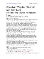 tong ket phan van hoc tiep theo