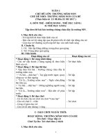 CHỦ đề    TRƯỜNG mầm NON của bé