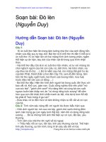 Soạn bài: Đò lèn (Nguyễn Duy) | Soạn văn 12 hay nhất tại VietJack