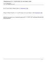 Thông báo thay đổi số lượng CP có quyền biểu quết đang lưu hành tbtdslcpbqdlh