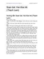 Soạn bài: Hai đứa trẻ | Soạn văn 11 hay nhất tại VietJack PDF hai dua tre