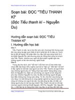 Soạn bài: ĐỌC TIỂU THANH KÍ | Soạn văn 10 hay nhất tại VietJack PDF doc tieu thanh ki