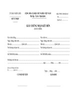 Thông tư số 01 2008 TT-BTP Hướng dẫn Nghị định số 158 2005 NĐ-CP về đăng ký và quản lý hộ tịch | Tư vấn pháp luật, hỗ trợ pháp lý 73859 TT1BTP2