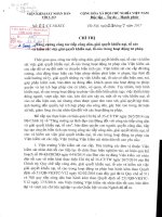 Chỉ thị số 04 CT-VKSTC v v tăng cường công tác tiếp công dân, giải quyết khiếu nại, tố cáo