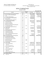 Báo cáo tài chính quý IV năm 2013