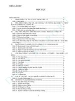 Dieu le Cong ty thong qua ngay 18 thang 3 nam 2011